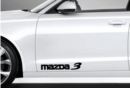 2 Mazda 3 autocollant autocollant Logo emblème Mazdaspeed Mazda3