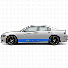 Autocollant Décalque Latéral Vinyle à Rayures Droites Personnalisées pour Dodge Charger 2015-2026_2