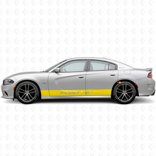 Autocollant Décalque Latéral Vinyle à Rayures Droites Personnalisées pour Dodge Charger 2015-2026_5