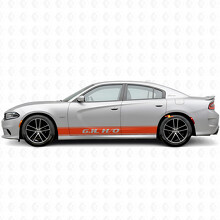 Autocollant vinyle latéral à bandes contours H/O 6.1L pour Dodge Charger 2015-2026_4