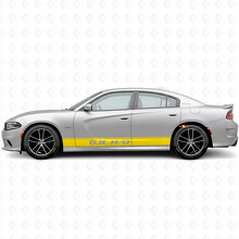Autocollant vinyle latéral à bandes contours H/O 6.1L pour Dodge Charger 2015-2026_5