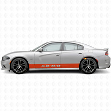 Autocollant vinyle latéral à bandes droites H/O 6.1L pour Dodge Charger 2015-2026_4