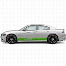 Autocollant Vinyle Bande Latérale Contour Sport pour Dodge Charger 2015-2026_3