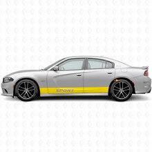 Autocollant Vinyle Latéral Sport à Bandes Droites pour Dodge Charger 2015-2026_5