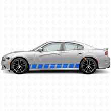 Autocollant vinyle latéral à rayures style bloc pour Dodge Charger 2015-2026_2