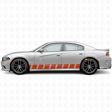 Autocollant vinyle latéral à rayures style bloc pour Dodge Charger 2015-2026_4