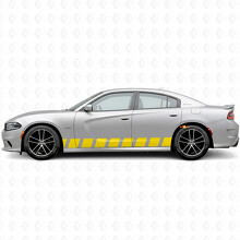 Autocollant vinyle latéral à rayures style bloc pour Dodge Charger 2015-2026_5