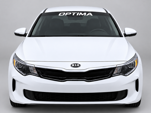Autocollant vinyle bande pare-brise Optima compatible Kia Optima