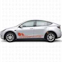 Autocollant Vinyle Changement de Porte Latérale pour Tesla Model Y_4