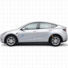 Autocollant vinyle Space Route Side pour Tesla Model Y_2
