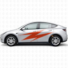 Autocollant vinyle avec contour lumineux pour Tesla Model Y_4