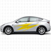 Autocollant vinyle avec contour lumineux pour Tesla Model Y_5