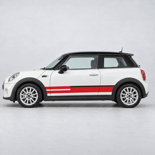 Autocollant vinyle latéral Club Sprint Stripes pour MINI Cooper 2014_1