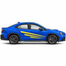 Autocollant vinyle latéral à bandes de rallye Stage Blades pour Subaru WRX 2022_2