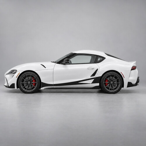 Autocollant en vinyle côté Open Sweep pour Toyota Supra 2020-2026_1