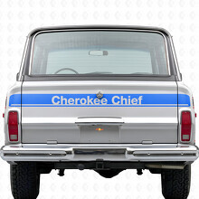 Autocollant en vinyle pour hayon Cherokee Chief pour Jeep Cherokee 1981-83_2