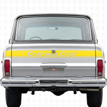 Autocollant en vinyle pour hayon Cherokee Chief pour Jeep Cherokee 1981-83_5