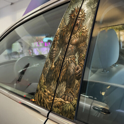 Autocollant vinyle Primal Ape King pour montant de porte