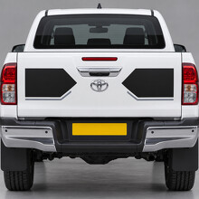 Autocollant vinyle ailes intérieures hayon pour Toyota Hilux Double Cab 2016-2020 avant restylage 2020_2