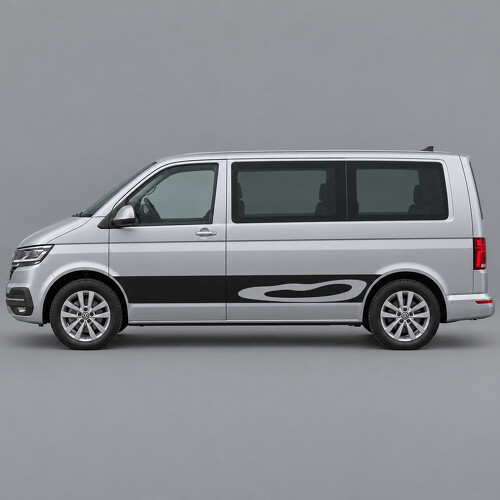 Autocollant en vinyle Contour Lagoon Side pour Volkswagen Multivan T6.1 SWB 2019-2024_1