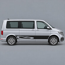 Autocollant en vinyle Contour Lagoon Side pour Volkswagen Multivan T6.1 SWB 2019-2024_2