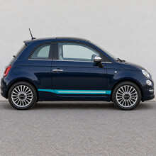 Autocollant vinyle latéral encastré Waterline pour Fiat 500 Type 312 Restylage 2015-2024_2