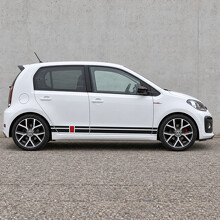 Autocollant vinyle latéral Red Bridge pour Volkswagen up! GTI 5 portes 2018-2023_2