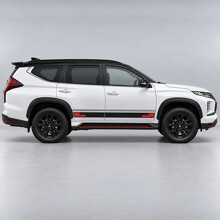 Autocollant en vinyle pour marchepied latéral Rally Step pour Mitsubishi Pajero Sport 2019-2024 restylé_2