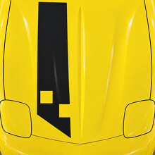 Ruban de vérification du décalage Autocollant vinyle pour capot de coupe Chevrolet Corvette C5 1997-2004_2