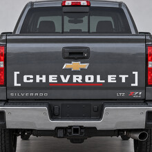 Type de support Autocollant vinyle pour hayon 1500 Chevrolet Silverado 2018_2