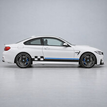 Autocollant Vinyle Latéral Checker Bridge F82 Coupe Pré-Facelift pour BMW M4 2015-2017_2