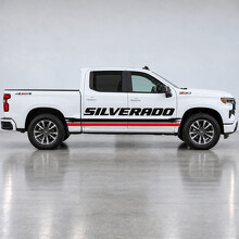 Autocollant vinyle latéral Open Type Brush Rails RST Crew Cab pour Chevrolet Silverado 2024_2