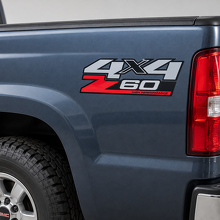 Autocollant vinyle haute performance 4x4 Z60 pour bas de caisse GMC Sierra GMT900 2007-2013_2