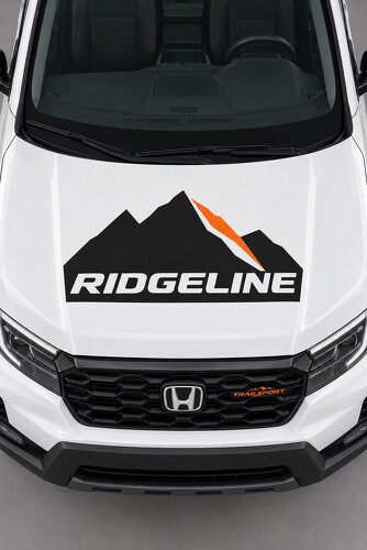 Autocollant en vinyle Open Summit Hood pour Honda Ridgeline 2024