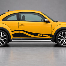 Autocollant vinyle latéral Dune Sand Channel pour Volkswagen Beetle 2016_2