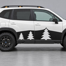 Autocollant vinyle latéral à trois pins pour fenêtre Subaru Forester 2024_2