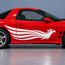 Autocollant Vinyle Latéral Phoenix Flight pour Pontiac Firebird 2002_2