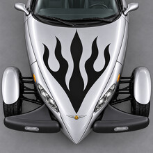 Autocollant vinyle à cinq flammes pour le capot de Chrysler Prowler 2001-2002_2