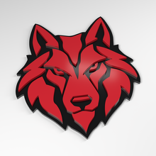 Insigne Acrylique 3D Wolf Ice Fang_3