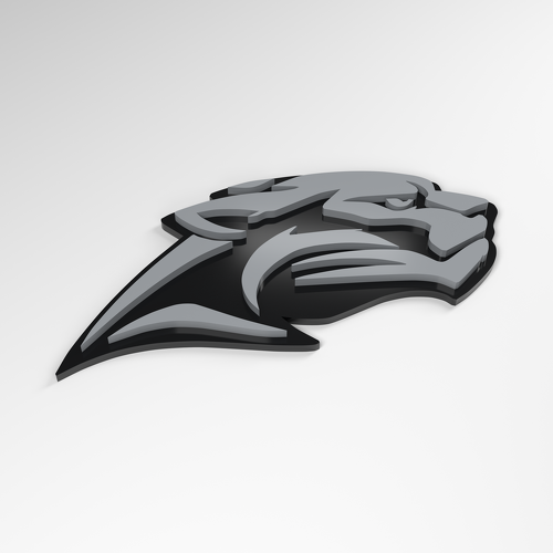 Badge acrylique 3D Panther Low Prowl_1