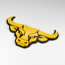 Badge 3D Acrylique Bull Wide Horns_2