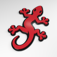Badge acrylique 3D Gecko Grip_3