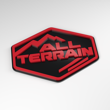 Badge Acrylique 3D Contour Tout Terrain_3