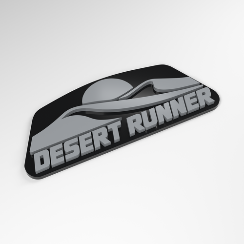 Badge acrylique 3D Desert Runner Dune_1