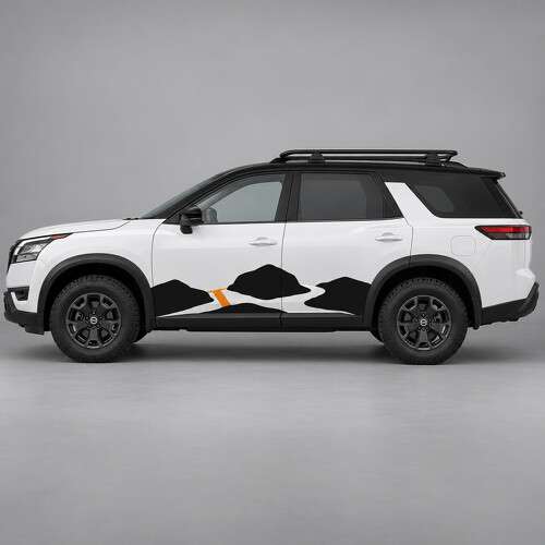 Autocollant Vinyle Latéral Rock Creek Crossing pour Nissan Pathfinder 2023_1