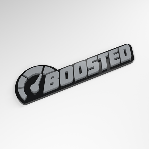 Badge de voiture 3D en acrylique renforcé