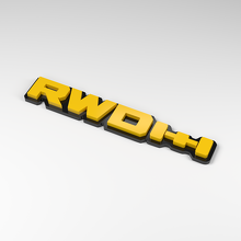 Emblème de voiture acrylique 3D RWD_2
