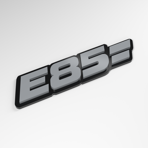 Badge de voiture 3D en acrylique E85