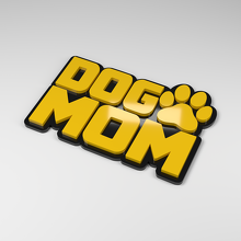 Badge de voiture acrylique 3D Maman de chien_2