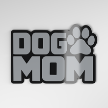 Badge de voiture acrylique 3D Maman de chien_4